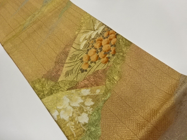 Japanese Kimono / Fukuro Obi Silk